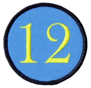 12 Brygada Zmechanizowana oznaka rozpoznawcza 12 BZ naszywka wyjściowa