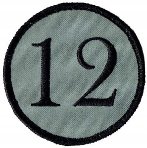 12 Brygada Zmechanizowana oznaka rozpoznawcza 12 BZ naszywka polowa rzep