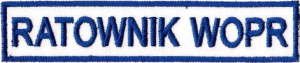 RATOWNIK WOPR 12 x 2,5 cm NASZYWKA 433R