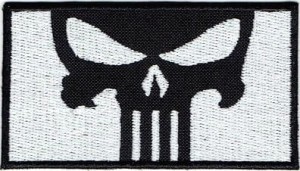 PUNISHER CZARNY NASZYWKA 1919R