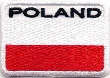 Flaga Polska POLAND NASZYWKA 552R