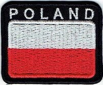 Polska Flaga POLAND NASZYWKA 749R