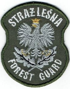 STRAŻ LEŚNA FOREST GUARD NASZYWKA 1053R