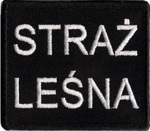 STRAŻ LEŚNA LEŚNICTWO 80x70mm NASZYWKA 263R