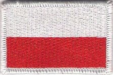 POLSKA Flaga Polski NASZYWKA 20R