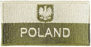 Flaga POLAND NASZYWKA 1150R