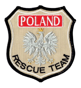 POLAND RESCUE TEAM tarcza NASZYWKA 2480R