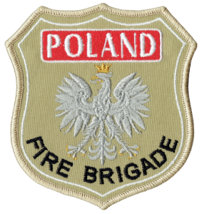 POLAND FIRE BRIGADE tarcza NASZYWKA 2520R