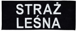 STRAŻ LEŚNA 25 x 10 cm NASZYWKA 681R