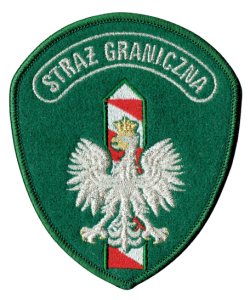 TARCZA SG STRAŻ GRANICZNA NASZYWKA 1223