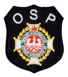 ZOSP RP OCHOTNICZA STRAŻ POŻARNA tarcza OSP naszywka rzep