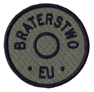 BRATERSTWO EU olive green naszywka na rzep