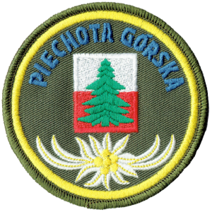 22 Karpacki Batalion Piechoty Górskiej oznaka wyjściowa naszywka