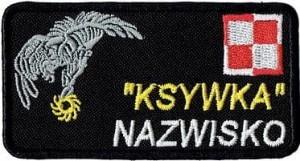 Name patch Personel latający KSYWKA nazwisko imiennik