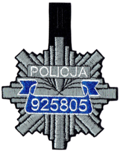 Gwiazda POLICJA zawieszka NASZYWKA  790