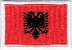 Flaga Albanii ALBANIA NASZYWKA 1425