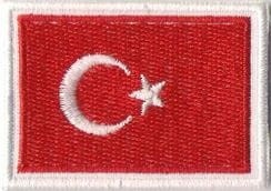 TURCJA flaga Turcjii NASZYWKA 1435