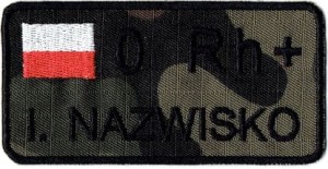 GRUPA KRWI I NAZWISKO wz2010 us-22 NASZYWKA  1403R