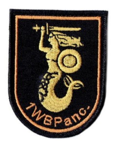 1 Warszawska Brygada Pancerna naszywka wyjściowa 1WBPanc.