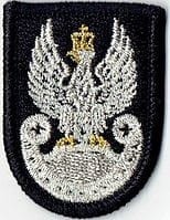 Orzełek WP na beret czarny tłoczony NASZYWKA 1402