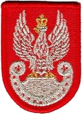 Orzełek WP na beret czerwony NASZYWKA 953