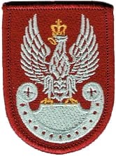 Orzełek WP na beret bordowy NASZYWKA 954