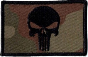 PUNISHER 85x55mm naszywka wz93