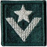 Stopień na BERET młodszy chorąży NASZYWKA 1293