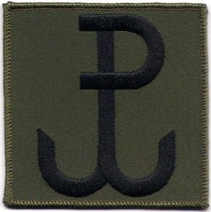 PW Polska Walcząca 90x90mm NASZYWKA  201R