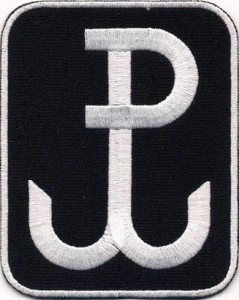 Polska Walcząca PW 80x100mm NASZYWKA 195R
