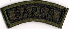 Łuczek SAPER olive green NASZYWKA 111R