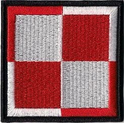 Szachownica LOTNICZA 60x60mm NASZYWKA 107R