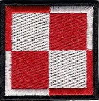 Szachownica LOTNICZA 50x50mm NASZYWKA 106R