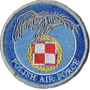 POLISH AIR FORCE oznaka PSP naszywka wyjściowa haft