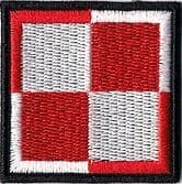 Szachownica LOTNICZA 40x40mm NASZYWKA 104R