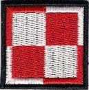 Szachownica LOTNICZA 30x30mm NASZYWKA 103R