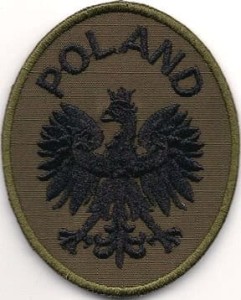 Godło RP POLAND khaki SG NASZYWKA 99R