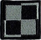 Szachownica LOTNICZA 30x30mm NASZYWKA 1243R