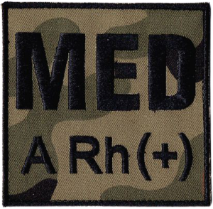 MED + GRUPA KRWI WZ93 NASZYWKA 1179R