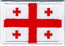 Flaga Gruzja NASZYWKA 763