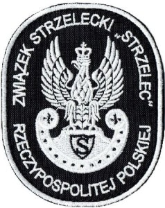 Tarcza ZS STRZELEC RP czarna NASZYWKA 440