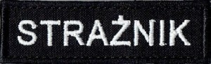 Identyfikator STRAŻNIK NASZYWKA 182R
