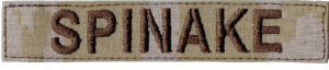 NAME PATCH IMIENNIK desert marpat  NASZYWKA 2433R