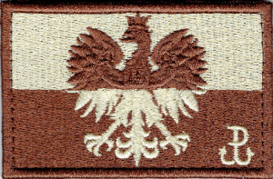 Flaga GODŁO Polska Walcząca PW NASZYWKA 2453R