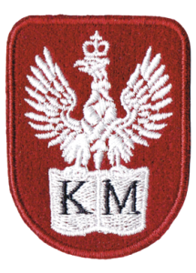 Klasa Mundurowa Orzełek KM bordowy NASZYWKA 2569