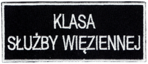 KLASA MUNDUROWA Służby Więziennej NASZYWKA 1842R