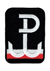 Polska Walcząca PW flaga NASZYWKA 591R