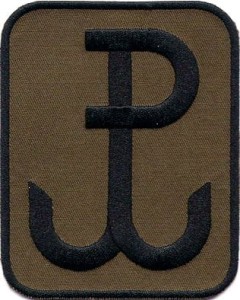 Polska Walcząca PW 10 x 8 cm NASZYWKA 193R