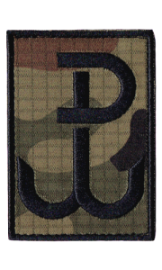 PW Polska Walcząca 8 x 5,5cm wz2010 NASZYWKA 587R