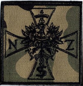 NSZ Narodowe Siły Zbrojne 8x8 cm NASZYWKA 626R